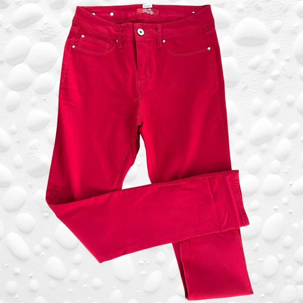 Royalty by YMI Red Stretch Skinny Jeans, Size 10/12, NWOT - Picture 2 of 6